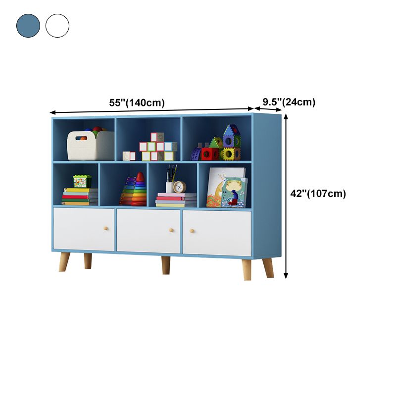 Wooden Shelf Bookcase Closed Back Bookshelf with Doors for Office Clearhalo 'Bookcases' 'furn' 'furn_bookcases' 'Furniture' 'furniture_bookcases' 'Office Furniture' 1200x1200_905421f8-a531-4dfc-b701-6a7efe31715d