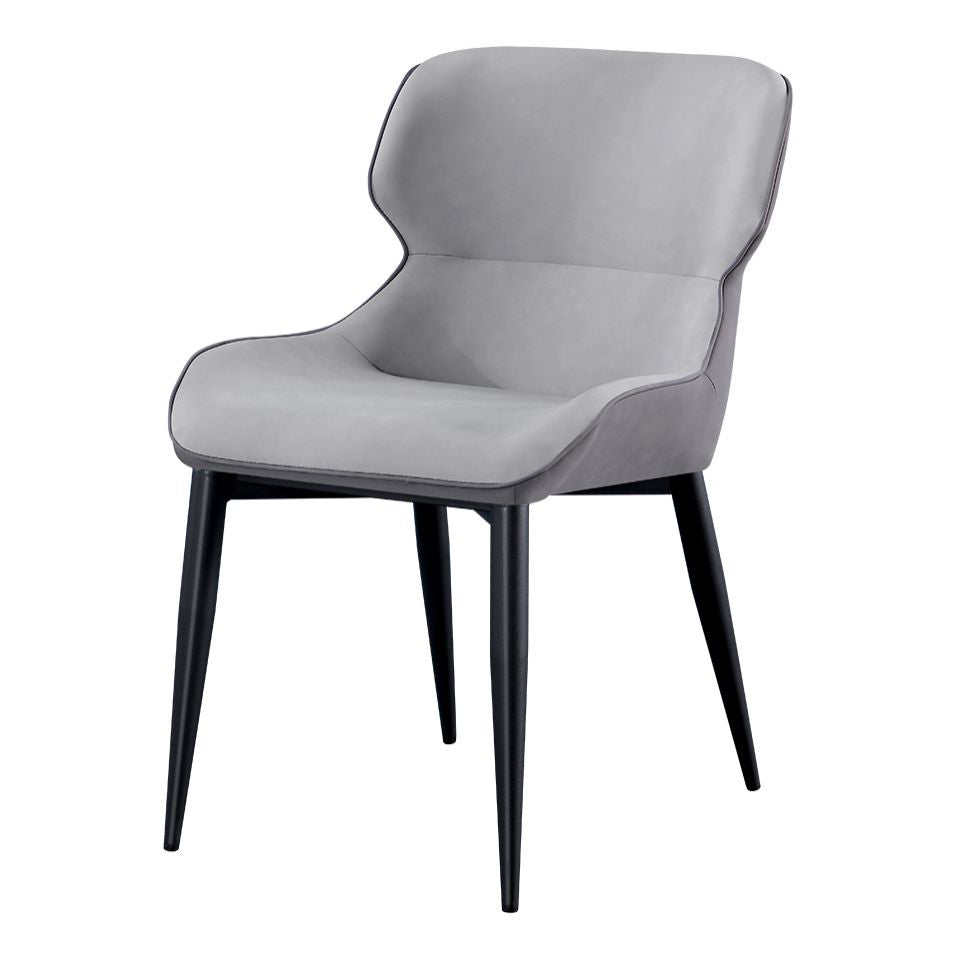 Industrial Style Parsons Chair Kitchen Armless Dining Chairs with Metal Legs Clearhalo ' kitchen&dining_furn' 'Dining Chairs' 'Dining Tables & Seating' 'dining_chair' 'furn' 'furn_dining_chair' 'Furniture' 'furniture_dining_chair' 'Kitchen & Dining Furniture' 'kitchen' 1200x1200_90544bee-1480-4622-936b-c14fa6f4cb05