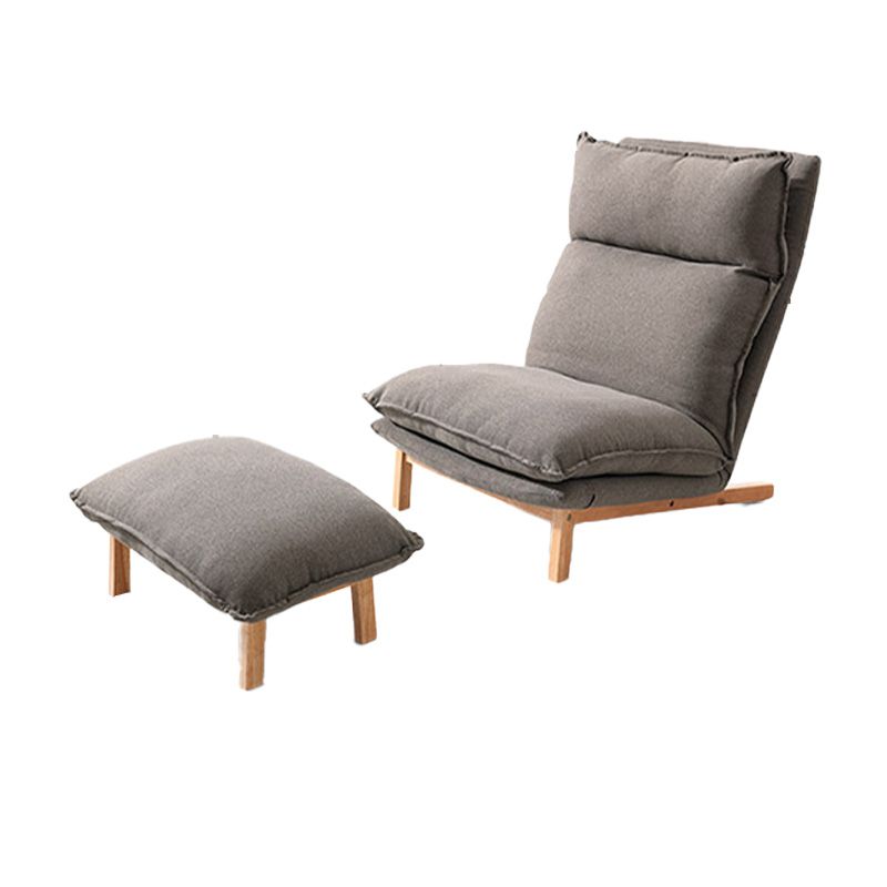 Linen Standard Recliner Solid Wood Recliner Chair for Living Room Clearhalo 'Chairs & Seating' 'furn' 'furn_recliners' 'Furniture' 'Living Room Furniture' 'Recliners' 1200x1200_90570b68-808b-40a2-97de-365179481e5e