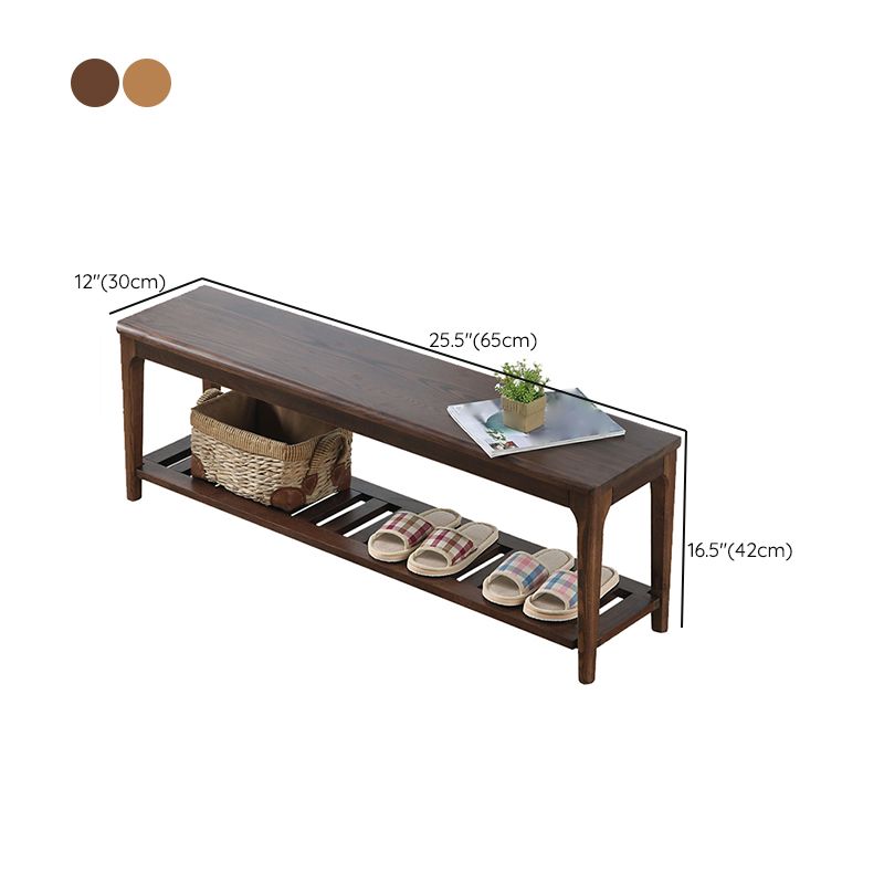 Shoe Storage Included Bench, Solid Wood Entryway Bench with 4 Legs Clearhalo 'Benches' 'Chairs & Seating' 'furn' 'furn_benches' 'Furniture' 'Living Room Furniture' 1200x1200_9057baf0-c31e-4d17-9ebc-d0a822a6b30d