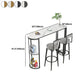 Indoor Metal Cocktail Bar Table Modern Double Pedestal Pub Height Dining Table Clearhalo 'Bar Furniture' 'Bar Tables' 'bar_tables' 'furn' 'furn_bar_tables' 'Furniture' 'furniture_bar_tables' 'Kitchen & Dining Furniture' 1200x1200_90585fb1-377c-40f3-b6cf-2a2d8562f163