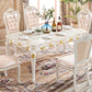 Rectangle Dining Room Collection Marble 4-foot Dining Table for Dining Room Clearhalo ' dining_table' 'Dining Tables & Seating' 'Dining Tables' 'furn' 'furn_dining_table' 'Furniture' 'furniture_dining_table' 'Kitchen & Dining Furniture' 'kitchen&dining_furn' 'kitchen' 'kitchen_dining_table' 1200x1200_90588f07-d937-4e9c-b261-c2da8a703b29