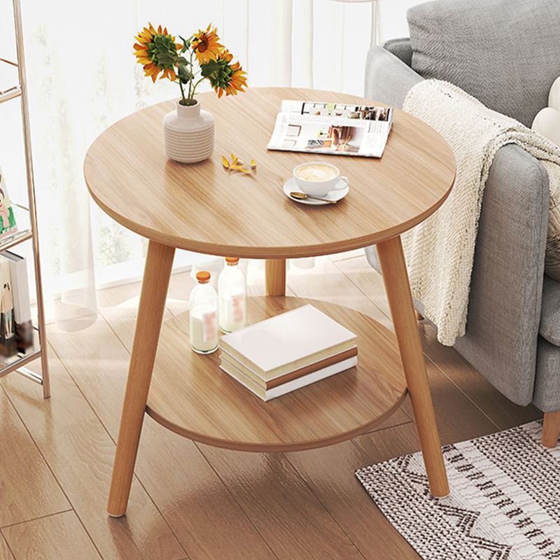 Table de bout Scandinave 3 jambes Dia 15.7 "/19.7" /23.6 "Table d'appoint en bois rond