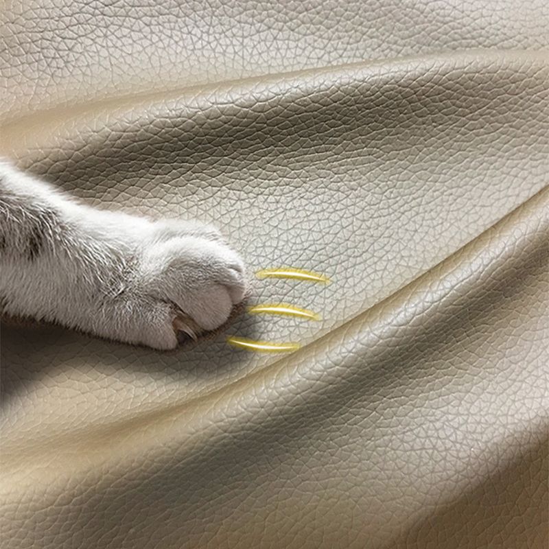 Scandinavian Faux Leather Pillow Back Recessed Arm Sofa For Living Room Clearhalo 'furn' 'furn_sofas' 'Furniture' 'Living Room Furniture' 'Sofa' 'sofas' 1200x1200_905d8d78-d21c-4643-b91c-7ad7335f80b7