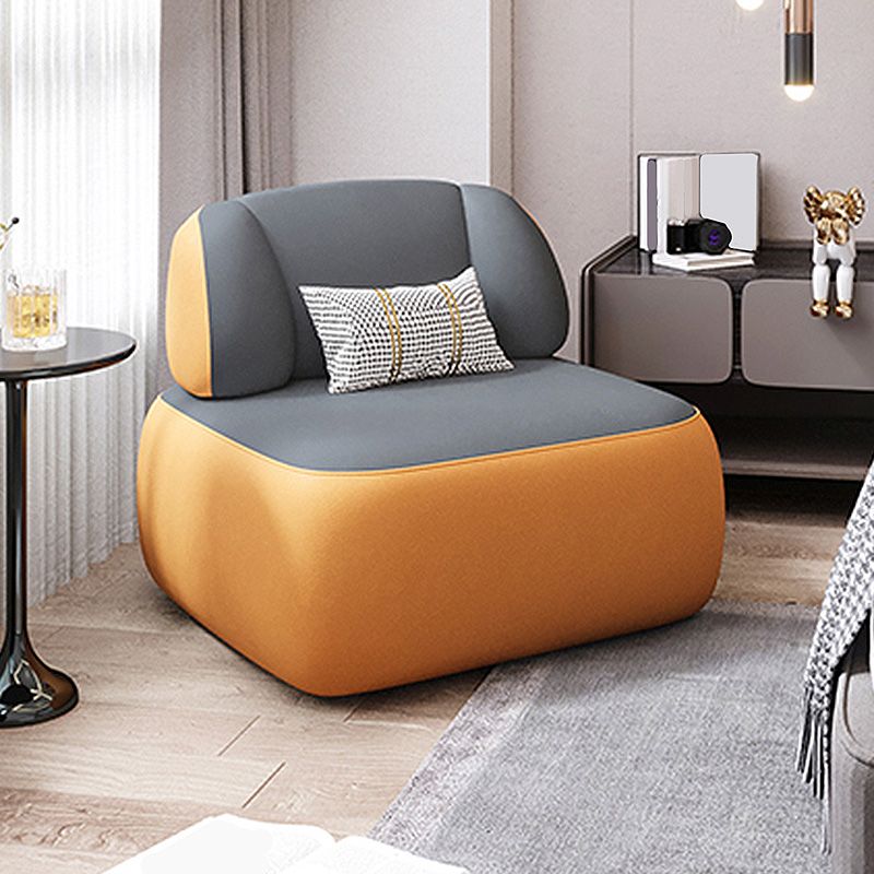 Vaste rug armloos met stoffen stoel stof slaapkamer lapwerk accentstoel