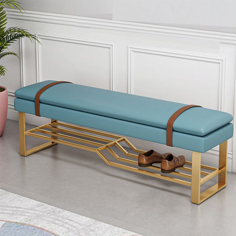 13.65-inch W Modern Entryway Bench Cushioned Seating Bench with Shoe Storage Clearhalo 'Benches' 'Chairs & Seating' 'furn' 'furn_benches' 'Furniture' 'Living Room Furniture' 1200x1200_905e45e1-b0d8-4cf9-a45b-8a07c5a46281