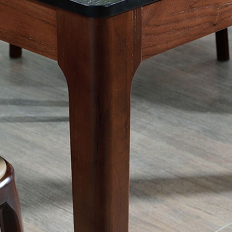 Zwart en bruine eetkamer diner keukentafel moderne eettafel