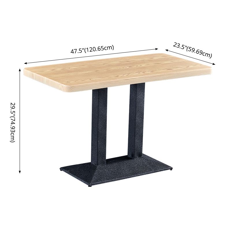 Minimalist Wooden Dining Set Standard Height with Pedestal Base Dining RoomSet for Home Use Clearhalo 'Dining Room Sets' 'Dining Tables & Seating' 'dining_room_set' 'furn' 'furn_dining_room_set' 'Furniture' 'furniture_dining_room_set' 'Kitchen & Dining Furniture' 'kitchen&dining_furn' 'kitchen' 1200x1200_9060f2f9-9760-41bd-8b37-cd6ac5dac18a