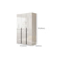 Hinged Wardrobe Armoire with Shelves White Wardrobe Closet for Home