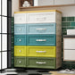 Contemporary Cabinet Plastic Storage Cabinet with Drawer for Bedroom