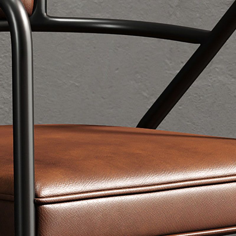 Glam Dining Chair Open Back Upholstered Dining Side Chair with Metal Legs Clearhalo 'Dining Chairs' 'Dining Tables & Seating' 'dining_chair' 'furn' 'furn_dining_chair' 'Furniture' 'furniture_dining_chair' 'Kitchen & Dining Furniture' 1200x1200_9066db54-7cc7-466b-bbe1-6458a8dd33c7