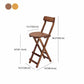 Nordic Style Armless Wood Backrest Barstools Folding Counter Stools, 1 Piece Clearhalo 'Bar Furniture' 'Bar Stools' 'bar_stools' 'furn' 'furn_bar_stools' 'furniture_bar_stools' 'Kitchen & Dining Furniture' 'kitchen&dining_furn' 'kitchen' 'kitchen_furn' Furniture' 1200x1200_906af40b-09f5-406f-9e01-796fc5794c44