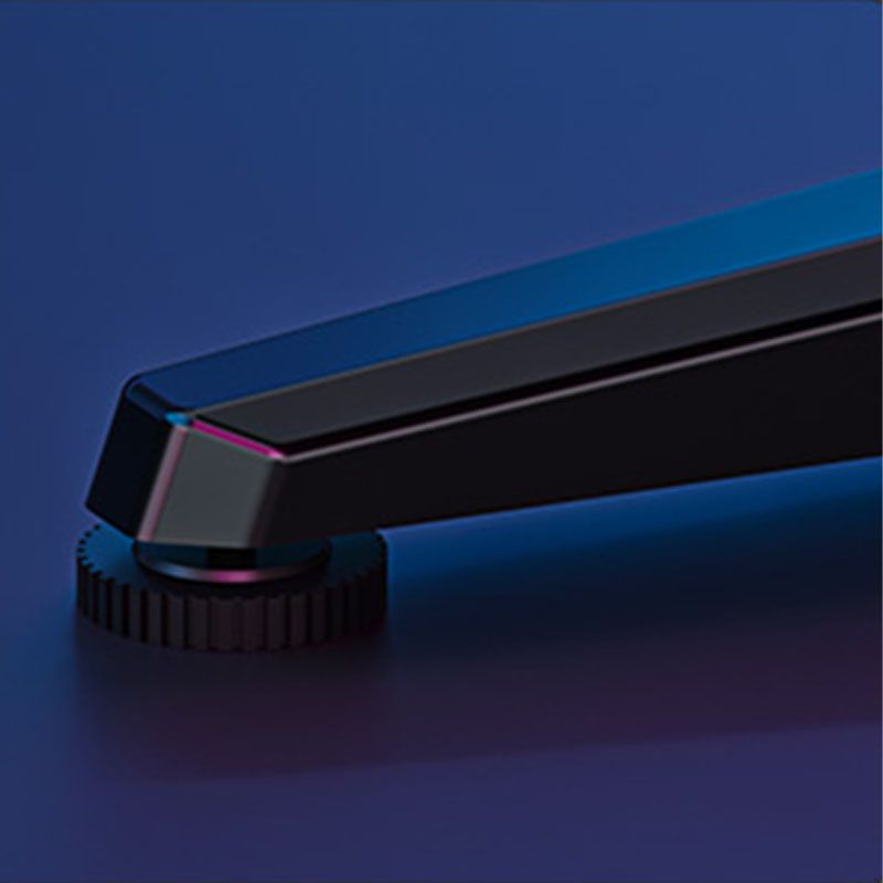 Home Industrial Lépre de jeux en forme de L Bureau d'écriture en bois avec des jambes en métal