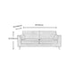 Nordic Square Arm Standard Sofa Slipcovered Couch with Pillows for 2 People Clearhalo 'Furniture' 'furniture_sofas' 'Living Room Furniture' 'Sofa' 'sofas' 1200x1200_906f5a45-a443-4e7a-a039-fdfa02d7797b