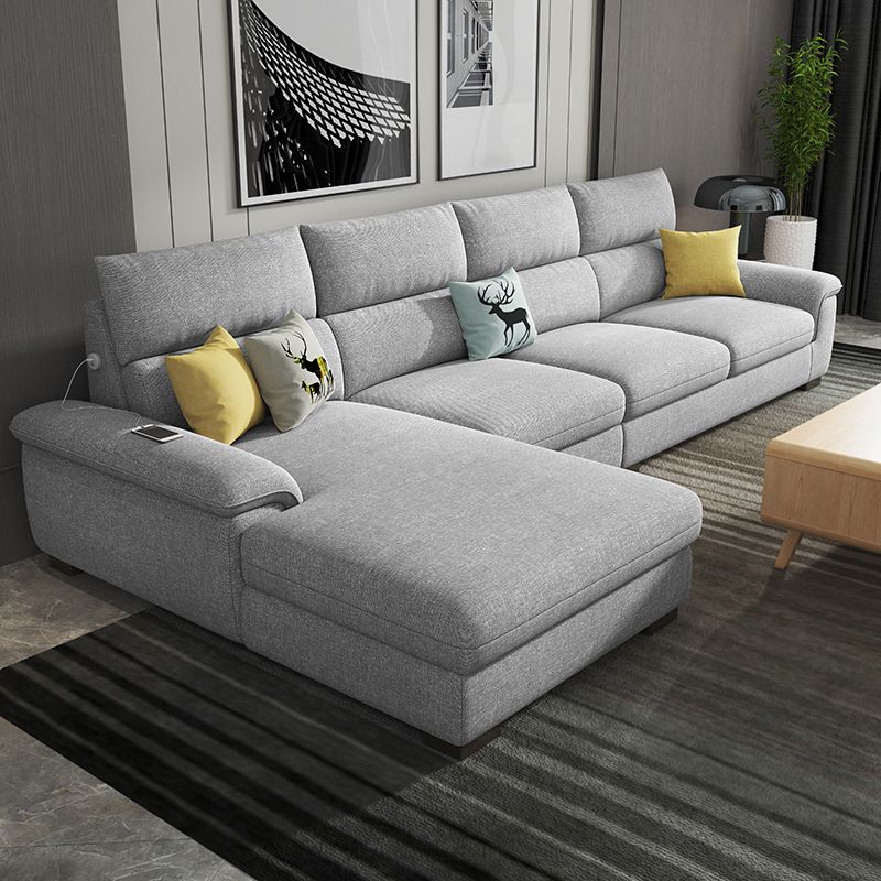 Contemporary 3 Pieces Sectional Sofa 72.83" Wide 35.43" High Clearhalo 'furn' 'furn_sectionals' 'Furniture' 'furniture_sectionals' 'kitchen' 'kitchen_sectionals' 'Living Room Furniture' 'Sectionals' 1200x1200_90702837-3d6a-43fd-814f-97d7a65007f3