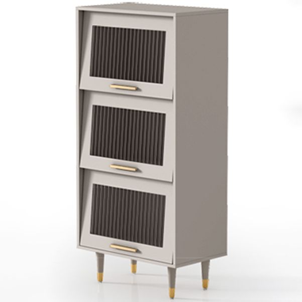 Champagne glam mdf buffet soggiorno armadi in vetro a buffet da pranzo