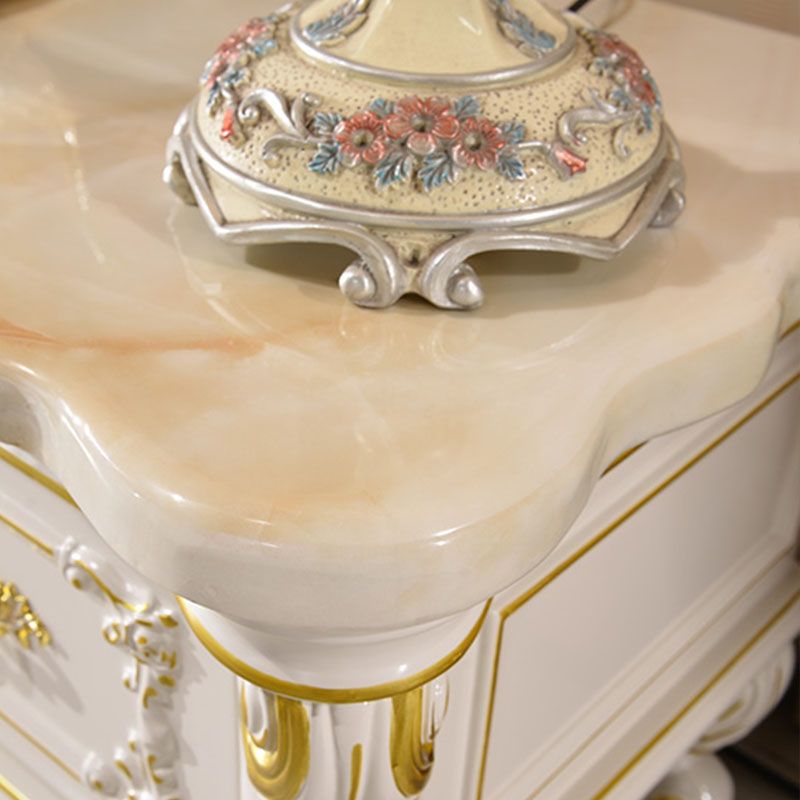 Traditional Marble Top TV Cabinet Solid Wood Crafted TV Stand for Living Room Clearhalo 'furn' 'furn_tv_stands_entertainment_centers' 'Furniture' 'Living Room Furniture' 'TV Stands & Entertainment Centers' 'TV Stands & Media Storage Furniture' 'tv_stands_entertainment_centers' 1200x1200_9070e24d-8336-40dc-843e-c41ab78d363c