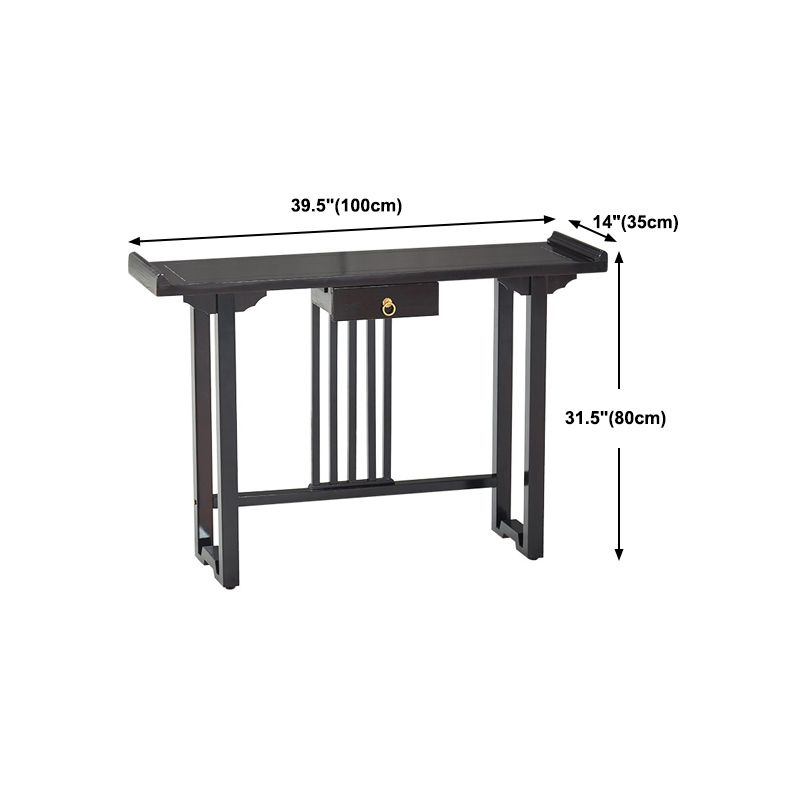 31.5 "lange 1-lads console tabel massief hout accenttafel voor hal