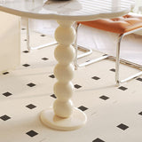 Modern Free Form Dining Table for Kitchen White Dinette Table with Storage Clearhalo 'Dining Tables & Seating' 'Dining Tables' 'dining_table' 'furn' 'furn_dining_table' 'Furniture' 'Kitchen & Dining Furniture' 1200x1200_90717425-2daa-40d1-ad81-1152ad4f3c94
