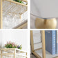 Stone Top Bar Dining Table Traditional Luxury Bar Table with Double Pedestal Base Clearhalo 'Bar Furniture' 'Bar Tables' 'bar_tables' 'Furniture' 'furniture_bar_tables' 'Kitchen & Dining Furniture' 1200x1200_9071c36a-5e1b-4589-a22f-749da8714378