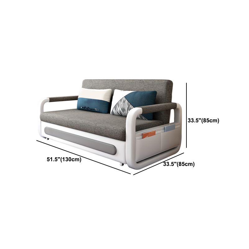 33.46 "H Hedendaagse katoenen blend vierkante armbankbed voor woonkamer