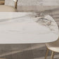 Nordic 1/4/5/7/9 Pieces Rectangle Dining Set Sintered Stone Top Dinette Table Set