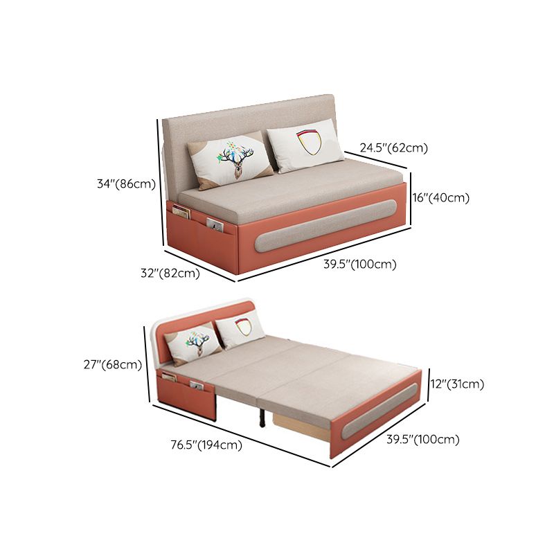 Pillow Included Sofa Futon Armless Cushion Back Convertible Sofa Clearhalo 'furn' 'furn_futons' 'Furniture' 'Futons & Daybeds' 'Futons' 'Living Room Furniture' 1200x1200_90770f48-76cf-4954-b76e-0ba5bfca33bb