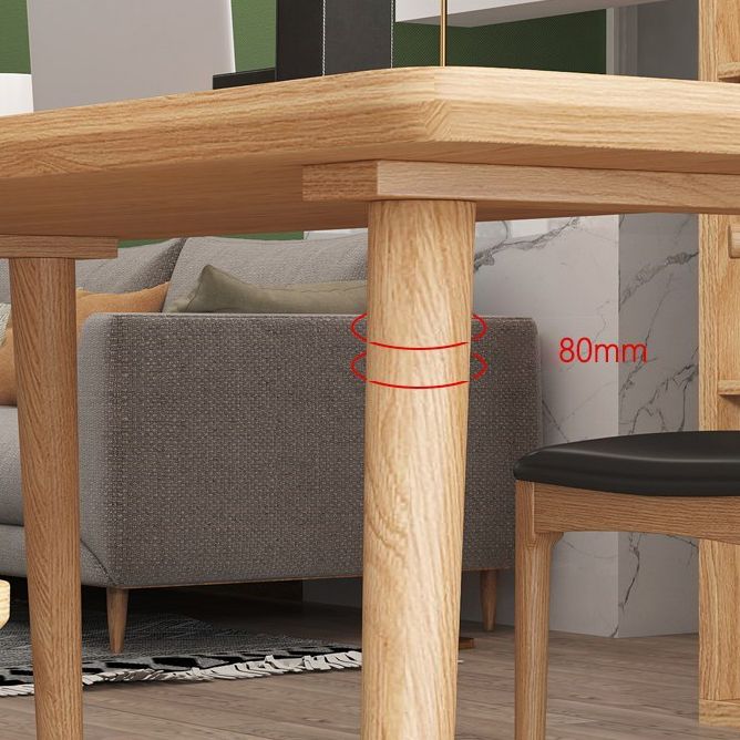 ソリッドウッド湾曲した会議テーブルホームオフィスモダンライティングデスク