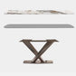 Stainless Steel Traditional Luxury Table Sintered Stone Table with Pedestal base Clearhalo ' dining_table' 'Dining Tables & Seating' 'Dining Tables' 'furn' 'furn_dining_table' 'Furniture' 'furniture_dining_table' 'Kitchen & Dining Furniture' 'kitchen&dining_furn' 'kitchen' 'kitchen_dining_table' 1200x1200_9077a51a-9f49-437a-9988-e7f0ec749606