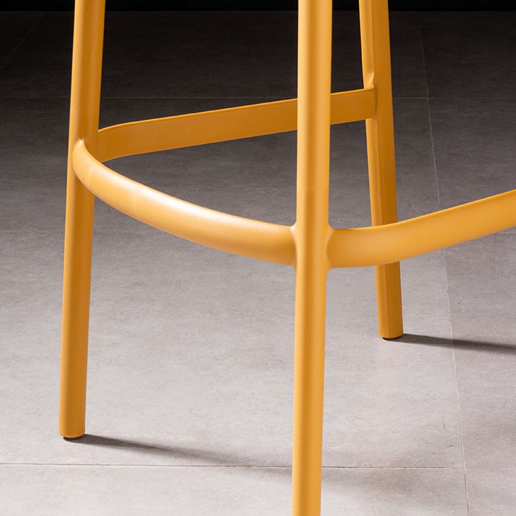 Plastic Contemporary Kitchen Dining Room Armless Stool Full Back Bar Stool Clearhalo 'Bar Furniture' 'Bar Stools' 'bar_stools' 'furn' 'furn_bar_stools' 'furniture_bar_stools' 'Kitchen & Dining Furniture' 'kitchen&dining_furn' 'kitchen' 'kitchen_furn' Furniture' 1200x1200_9078421c-7959-4276-9eef-f8286dfcbb37