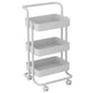 Steel Bookshelf, Multi Tiers Contemporary Bookcase for Home Office