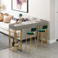 Rectangular Bar Stool and Table Set 1/3 Pieces Pub Table Set for Dining Room Clearhalo 'Bar Furniture' 'furn' 'furn_home_bar_bar_sets' 'Furniture' 'Home Bars & Bar Sets' 'home_bar_bar_sets' 'Kitchen & Dining Furniture' 1200x1200_907bba7c-be33-447f-b94d-aa330034d40d