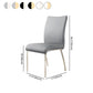 Glam PU Leather Dining Armless Chair Metal Dining Room Chairs for Home Use Clearhalo ' kitchen&dining_furn' 'Dining Chairs' 'Dining Tables & Seating' 'dining_chair' 'furn' 'furn_dining_chair' 'Furniture' 'furniture_dining_chair' 'Kitchen & Dining Furniture' 'kitchen' 1200x1200_907d0b8b-8d2b-4cf9-8745-a634e2f0ee1b
