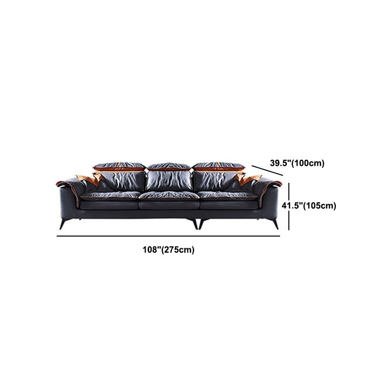 Grey Modern Tufted Sofa & Chaise Stain Resistant Sectional 41.33" H Clearhalo 'furn' 'furn_sectionals' 'Furniture' 'Living Room Furniture' 'Sectionals' 1200x1200_90805aff-3a90-4664-8c45-b004071014aa