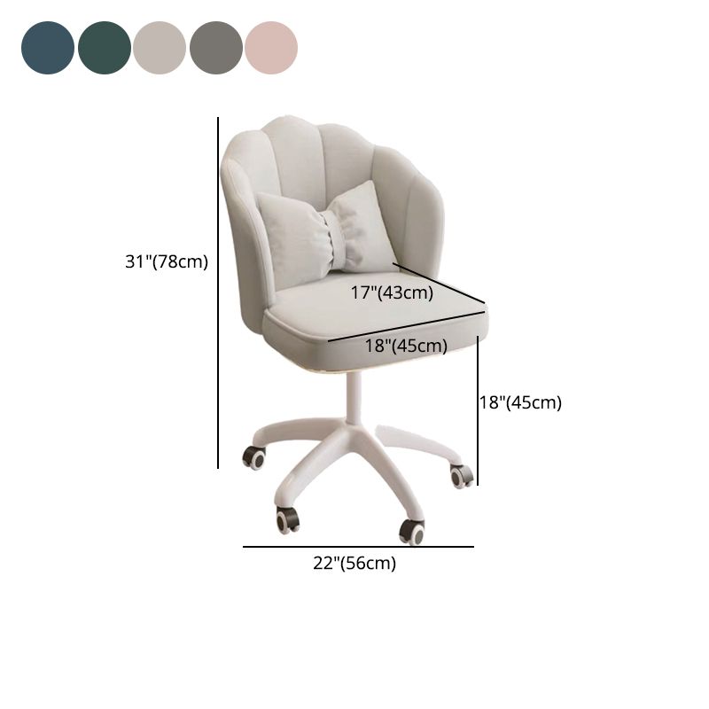 Armless Office Chair with Wheels Modern Task Chair with Low Back Clearhalo 'furn' 'furn_office_chair' 'Furniture' 'furniture_office_chair' 'Office Chairs' 'Office Furniture' 'office_chair' 1200x1200_90808aac-6826-4d61-a2d0-021e1f646a19