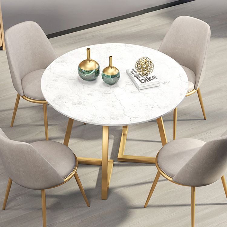 Scandinavian Style Fixed Dining¬†Room¬†Table¬†Set with 4 Legs Base Dining Furniture Clearhalo 'Dining Room Sets' 'Dining Tables & Seating' 'dining_room_set' 'furn' 'furn_dining_room_set' 'Furniture' 'furniture_dining_room_set' 'Kitchen & Dining Furniture' 'kitchen&dining_furn' 'kitchen' 1200x1200_90831ac4-1a43-490b-9e30-0f37ac312ec0