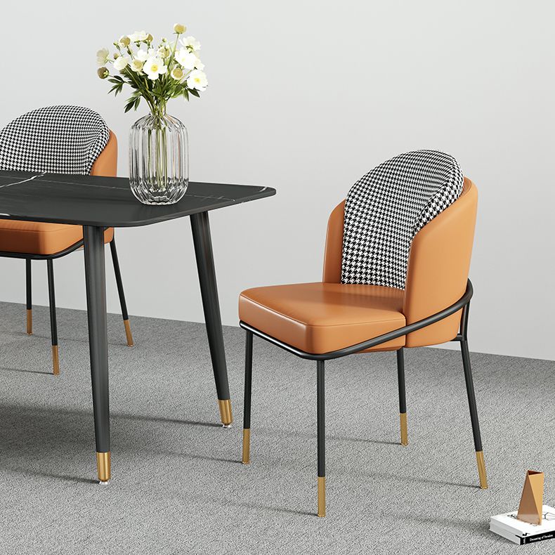 Armless Dining Chairs Contemporary Kitchen Side Chairs for Dining Room Clearhalo 'Dining Chairs' 'Dining Tables & Seating' 'dining_chair' 'furn' 'furn_dining_chair' 'Furniture' 'furniture_dining_chair' 'Kitchen & Dining Furniture' 1200x1200_90851544-36c1-4c9e-a53d-7c47fb6c2c78