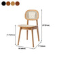 Armless Dining Chairs Modern Wooden Side Chairs for Dining Room Clearhalo 'Dining Chairs' 'Dining Tables & Seating' 'dining_chair' 'furn' 'furn_dining_chair' 'Furniture' 'furniture_dining_chair' 'Kitchen & Dining Furniture' 1200x1200_9085c8b1-80e9-47e9-ad95-e329283c7018