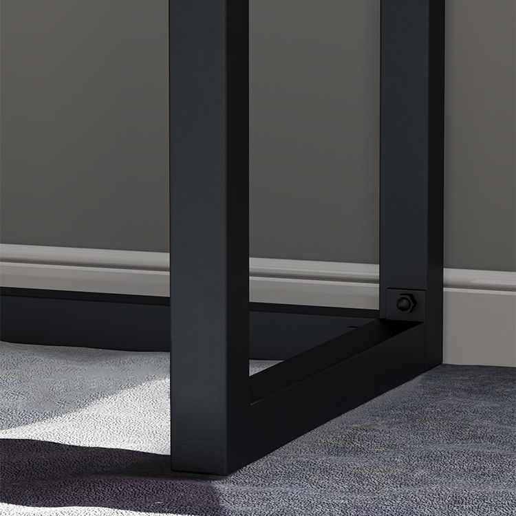 Scrivania angolare in pietra sinterita moderna senza scaffale per ufficio