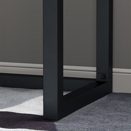 Modern Sintered Stone Corner Desk L-shape Desk without Shelf for Office