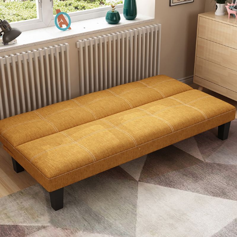 Modern Convertible Armless Sofa Velvet Biscuit Back 2/3-seat Sofa Clearhalo 'furn' 'furn_sofas' 'Furniture' 'furniture_sofas' 'kitchen' 'kitchen_sofas' 'Living Room Furniture' 'Sofa' 'sofas' 1200x1200_908ae0b7-0afd-48a1-b1e4-240980c7bd53