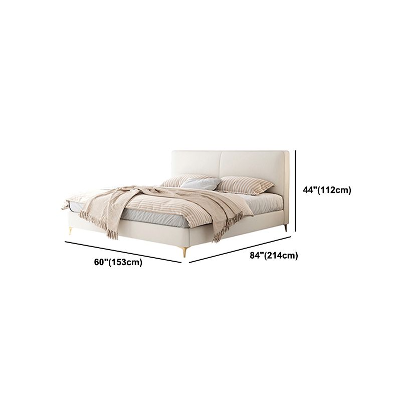Contemporary Solid Wood with Headboard Rectangular Panel Standard Bed Clearhalo 'Bedroom Furniture' 'Beds' 'furn' 'furn_beds' 'Furniture' 1200x1200_908b9d04-fc64-4571-b733-332b963896be