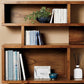 Wooden Closed Back Bookcase Standard Scandinavian Bookshelf with Shelves Clearhalo 'Bookcases' 'furn' 'furn_bookcases' 'Furniture' 'Office Furniture' 1200x1200_908d4f8d-904f-4408-885f-1c89690a0aa8
