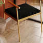 Contemporary Metal Frame Dining Armchair Upholstered Velvet Arm Chair for Home Clearhalo 'Dining Chairs' 'Dining Tables & Seating' 'dining_chair' 'furn' 'furn_dining_chair' 'Furniture' 'Kitchen & Dining Furniture' 1200x1200_908d9efb-0566-4a62-bf6f-75ed85b8bb6e