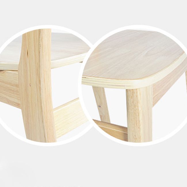 Contemporary Wood Dining Armless Chair Open Back Dining Side Chair for Home Use (Set of 2) Clearhalo ' kitchen&dining_furn' 'Dining Chairs' 'Dining Tables & Seating' 'dining_chair' 'furn' 'furn_dining_chair' 'Furniture' 'furniture_dining_chair' 'Kitchen & Dining Furniture' 'kitchen' 1200x1200_908e2599-8438-4bac-ada3-c34fa564f081