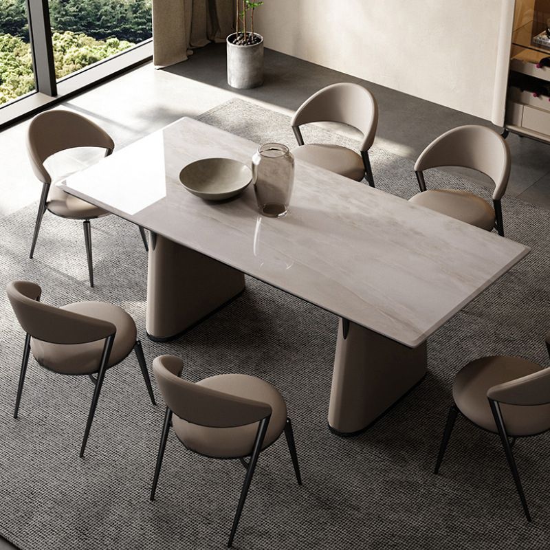 Contemporary Open Back Chair Dining Armless Chair for Kitchen with Metal Legs Clearhalo 'Dining Chairs' 'Dining Tables & Seating' 'dining_chair' 'furn' 'furn_dining_chair' 'Furniture' 'furniture_dining_chair' 'Kitchen & Dining Furniture' 1200x1200_908e6e58-25c5-43be-8048-efa2685f6773