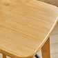 Modern Solid Wood Bar Stool Low Back Counter Stool for Restaurant