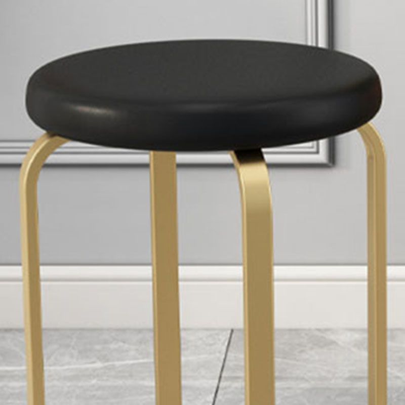 Modern Round Standard Solid Color Water Resistant Standard for Home Decor Clearhalo 'furn' 'furn_ottomans_poufs' 'Furniture' 'Living Room Furniture' 'Ottomans & Poufs' 'ottomans_poufs' 1200x1200_90919920-2e4f-4725-b7f5-96b653a9ac19