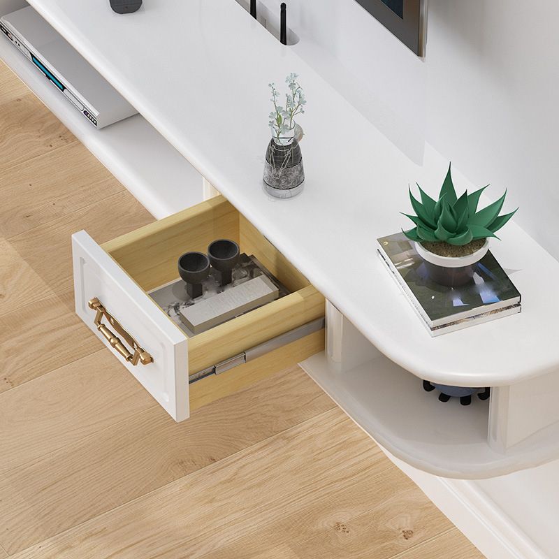 Modern Wall-mounted TV Stand Engineered Wood TV Cabinet with 2 Drawers Clearhalo 'furn' 'furn_tv_stands_entertainment_centers' 'Furniture' 'Living Room Furniture' 'TV Stands & Entertainment Centers' 'TV Stands & Media Storage Furniture' 'tv_stands_entertainment_centers' 1200x1200_9091bc67-47e0-40bf-8c94-9dfcd98806cc