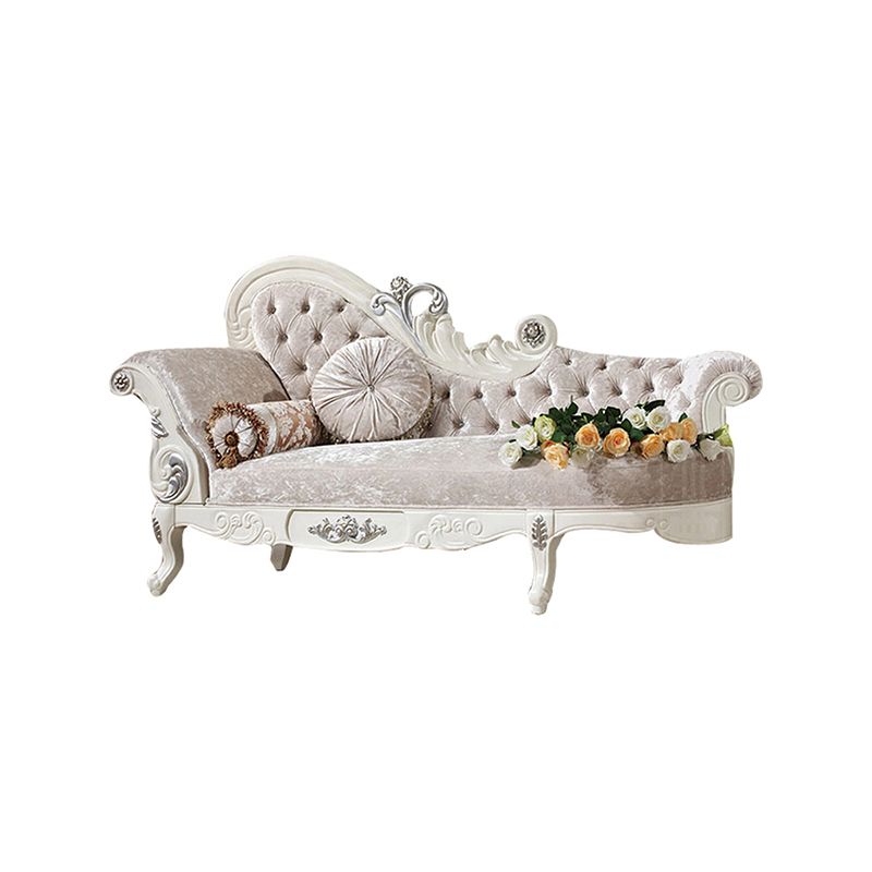 Traditional Upholstered Chaise Lounge Couch with Arms Chaise Lounge Chair Clearhalo 'Chairs & Seating' 'Chaise Lounge' 'chaise_lounge' 'furn' 'furn_chaise_lounge' 'Furniture' 'Living Room Furniture' 1200x1200_90926fa7-c625-4761-987f-9ea80ac9e2e3